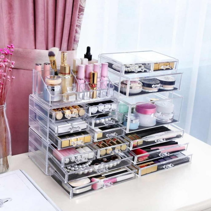 Organizer voor cosmetica