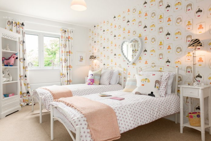 kamer voor twee meisjes