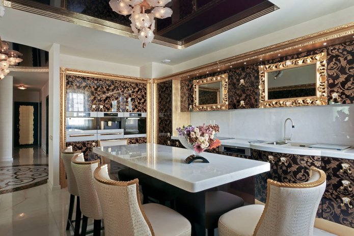 Luxe keuken in art-decostijl