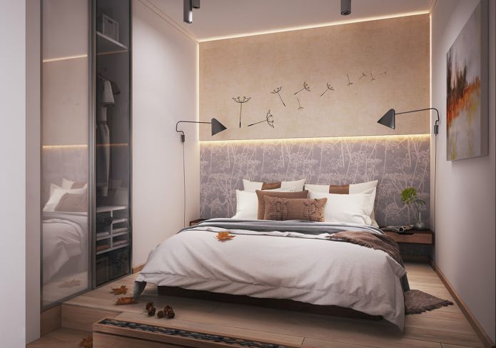 slaapkamer in een appartement van 40 m?