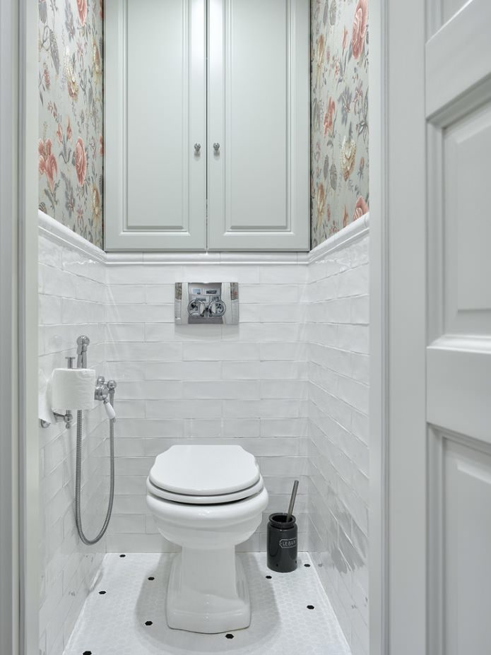 Toiletinterieur in Proven?aalse stijl