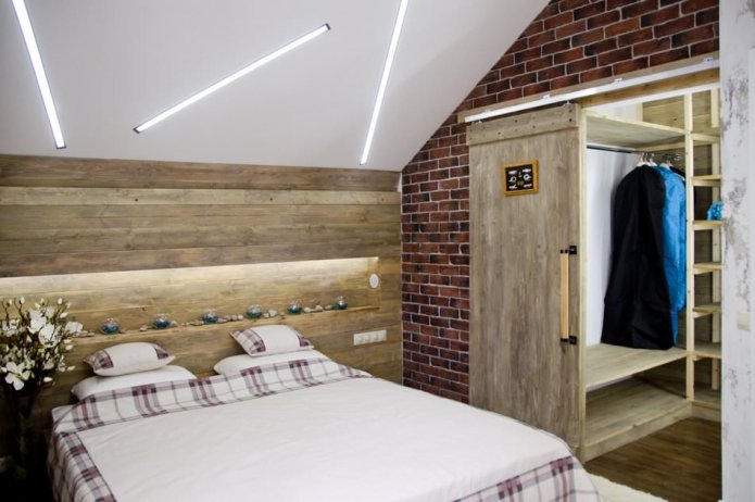 Slaapkamer op zolder