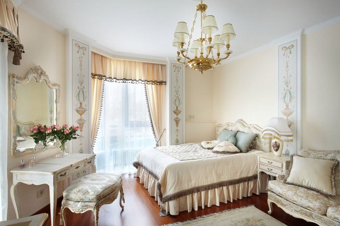 klassieke slaapkamer