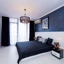 Zwart-wit interieur: ontwerpkenmerken, 60 foto's - 14