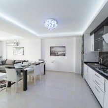 Zwart-wit interieur: ontwerpkenmerken, 60 foto's-6