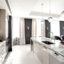 Interieur in zwart-wittinten: ontwerpkenmerken, 60 foto's-3