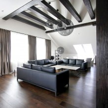 Zwart-wit interieur: ontwerpkenmerken, 60 foto's-9