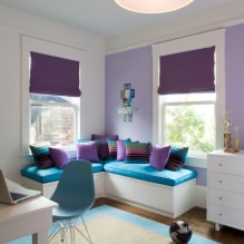 Interieur in paarse tinten: combinaties, beoordeling per kamer, 70 foto's-1