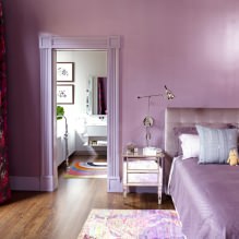 Interieur in paarse tinten: combinaties, beoordeling per kamer, 70 foto's-7