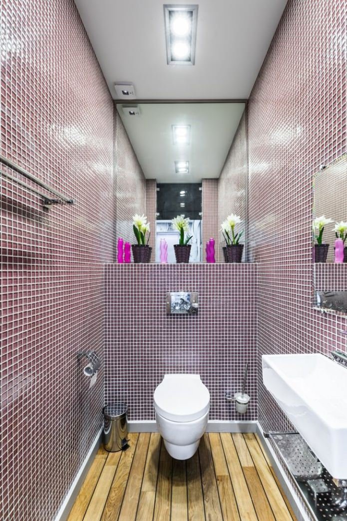 paars toilet