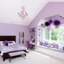 Interieur in paarse tinten: combinaties, beoordeling per kamer, 70 foto's - 3