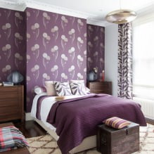 Interieur in paarse tinten: combinaties, beoordeling per kamer, 70 foto's - 5