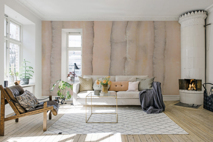 woonkamer in Scandinavische stijl