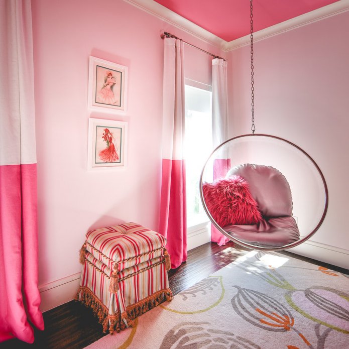 roze kussens