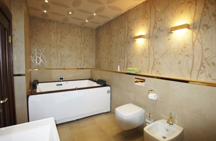 badkamerinterieur in een moderne stijl