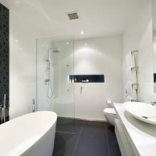 Badkamerinterieur in een moderne stijl: 60 beste foto's en ontwerpidee?n - 10
