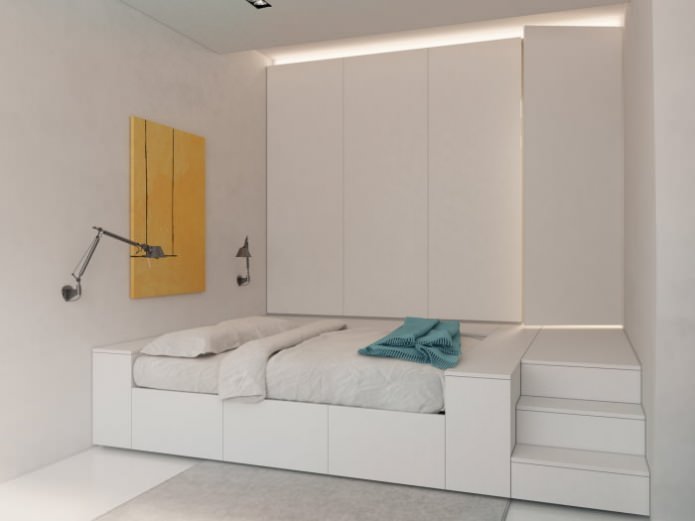 verborgen bed in de vloer