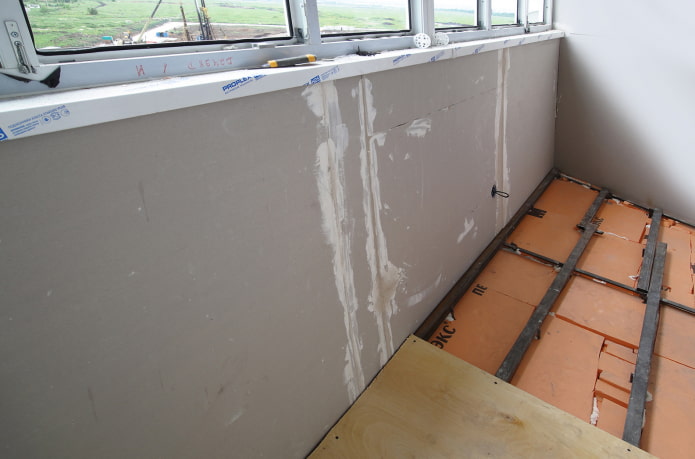 Loggia-isolatie