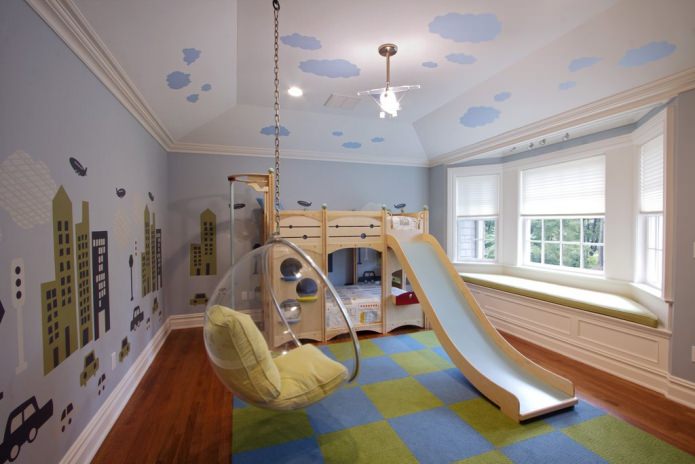 transparante stoel in the children's room