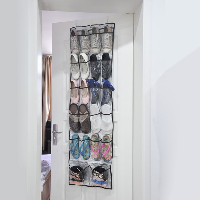 hangende organizer aan de deur