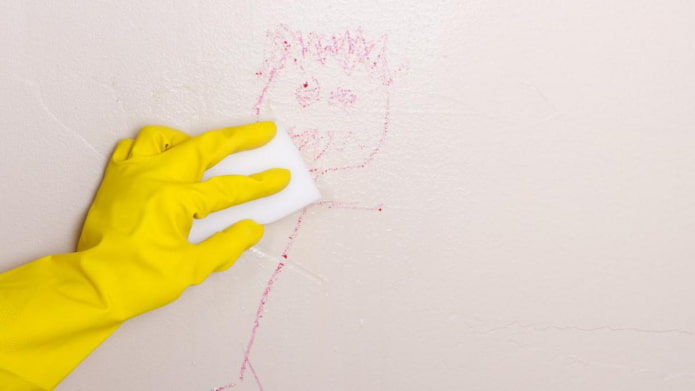 tekening op de muur