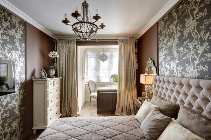 Slaapkamer met balkon