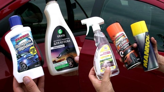 Vloeibare poetsmiddel voor carrosserie?n