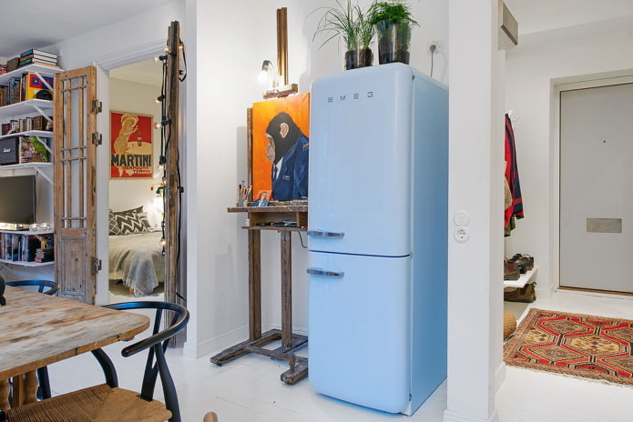 koelkast in de eetkamer