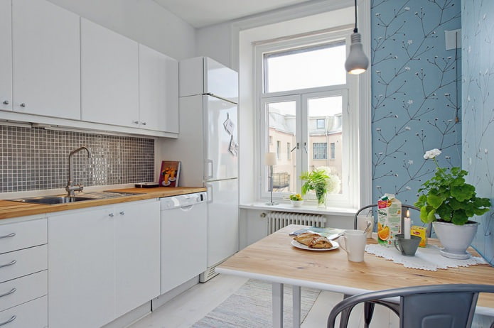 keuken in Scandinavische stijl