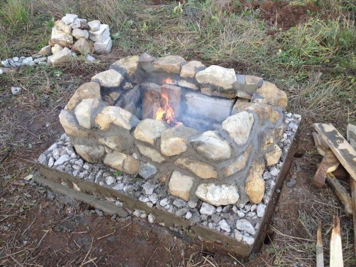 stenen barbecue