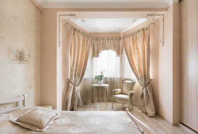 slaapkamer met erker