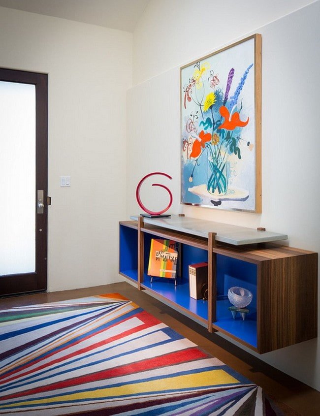 feng shui-schilderijen in het interieur van de hal
