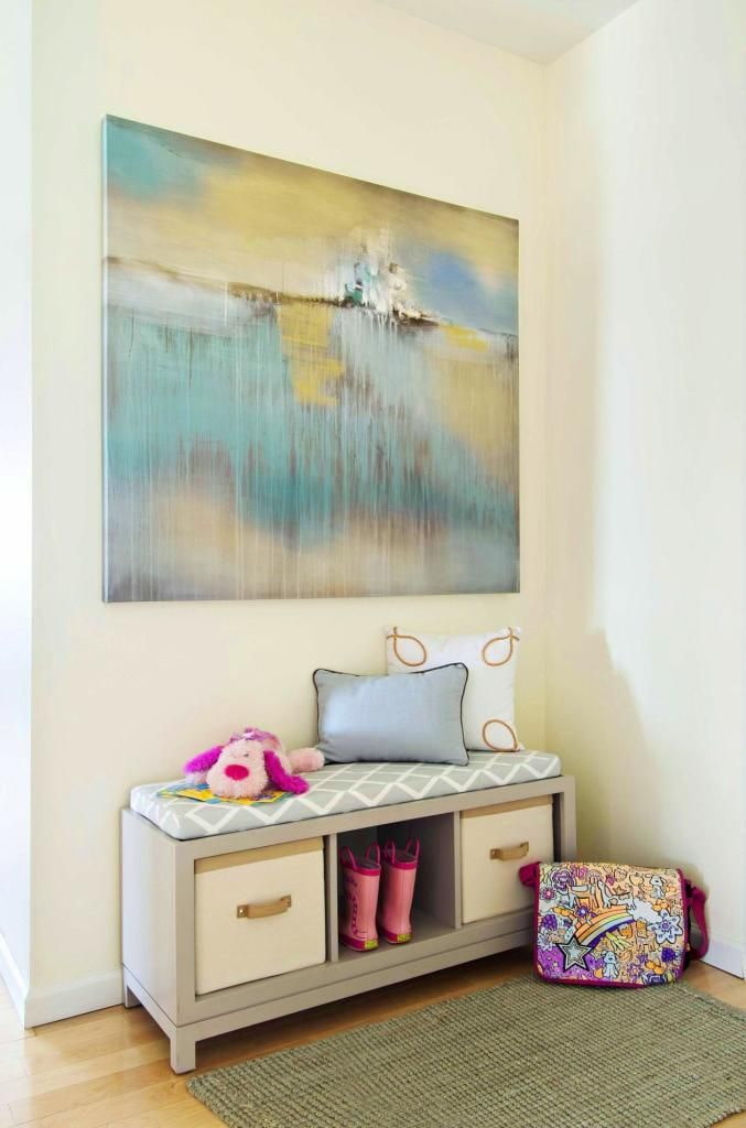 feng shui-schilderijen in het interieur van de hal