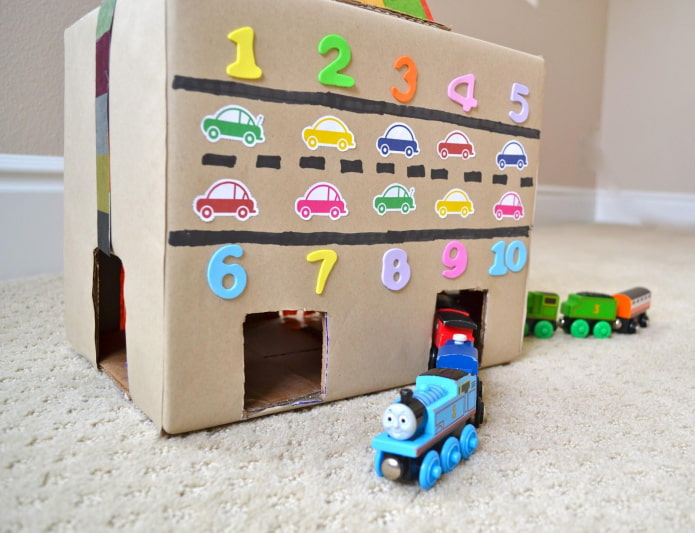 kartonnen drukkerij voor kinderen