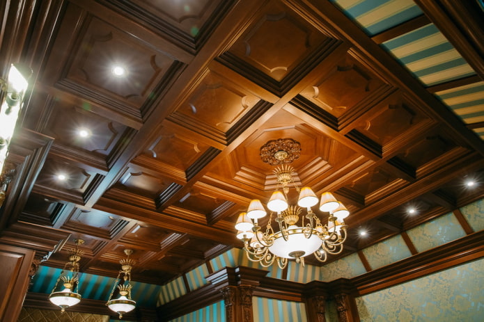 houten cassettenstructuur