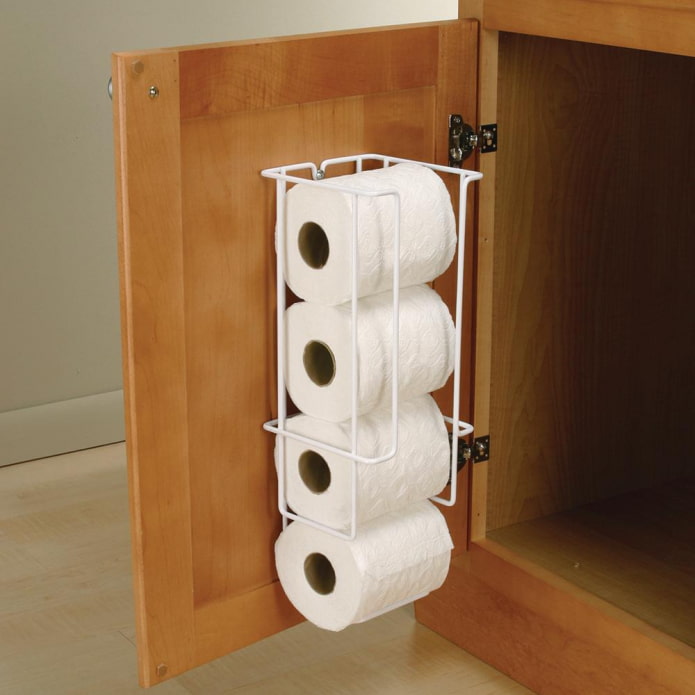papierhouder op de deur