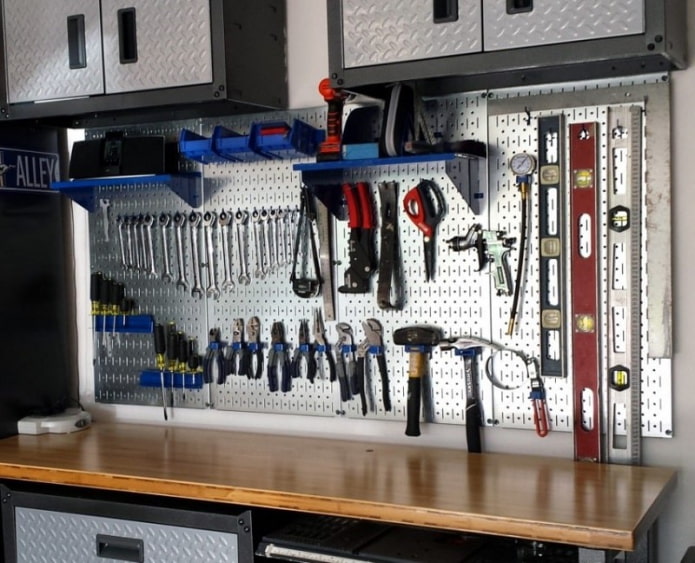 Geperforeerd vel als organizer