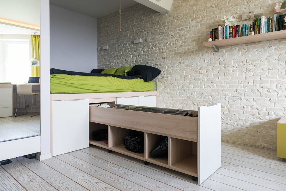 15 idee?n voor het opbergen van spullen in een kleine slaapkamer