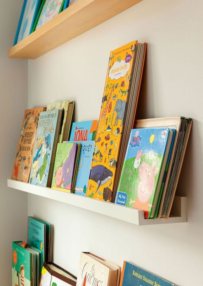 Boeken opbergen in de kinderkamer