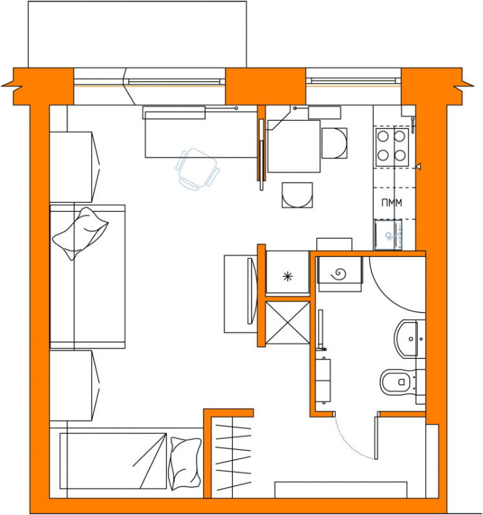 Plan na de renovatie