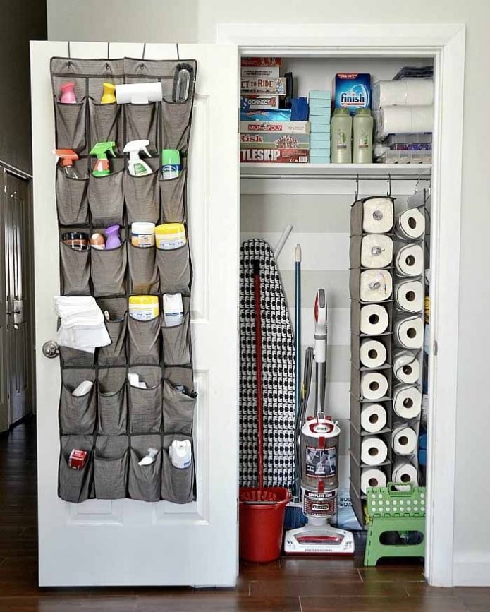 ontwerp van een kleine berging in het interieur