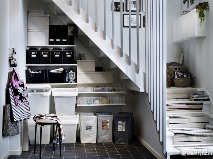 pantry-ontwerp in het interieur van het huis