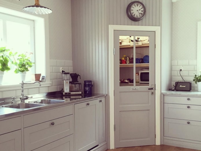 hoekkast in het interieur