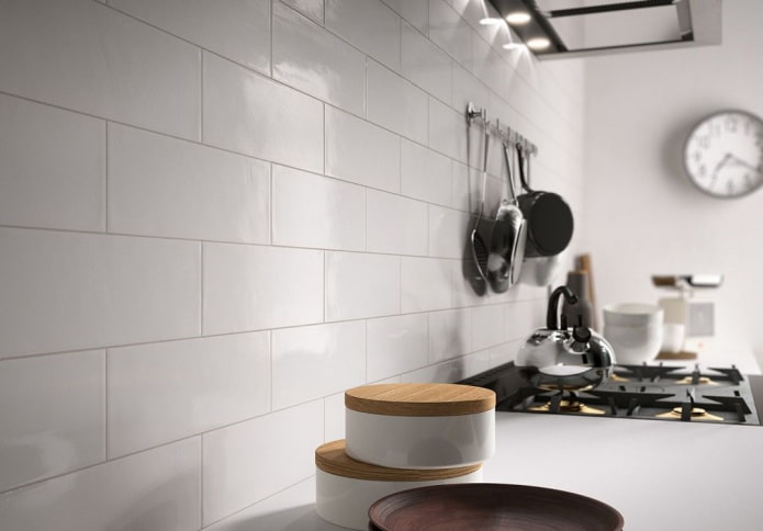matte afwerking met klinkertegels