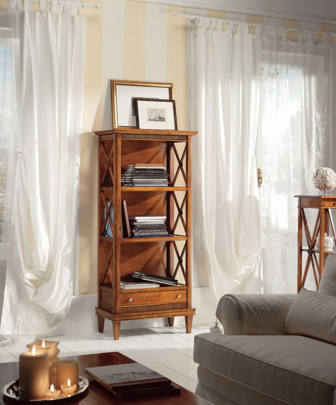boekenkast in het interieur 