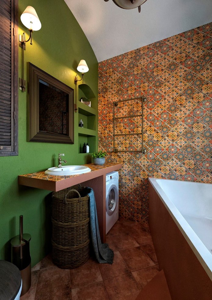 lichte muren in de badkamer