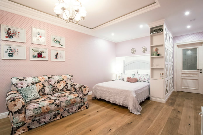slaapkamer voor een tienermeisje in Proven?aalse stijl