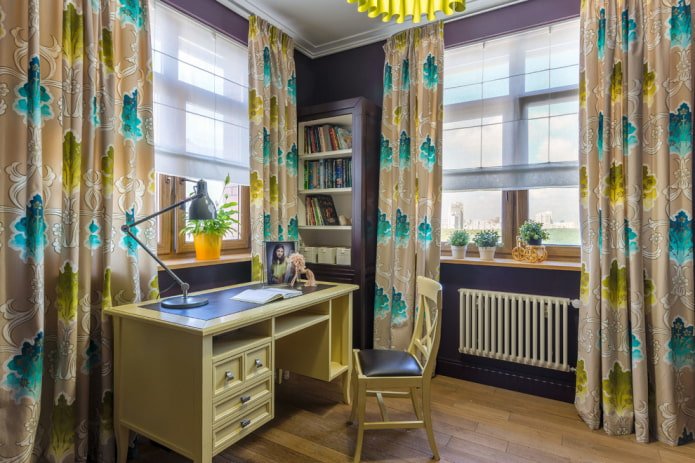 textiel in het interieur van een tienermeisjeskamer