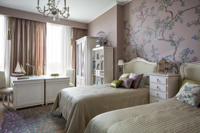 slaapkamer inrichten voor twee meisjes