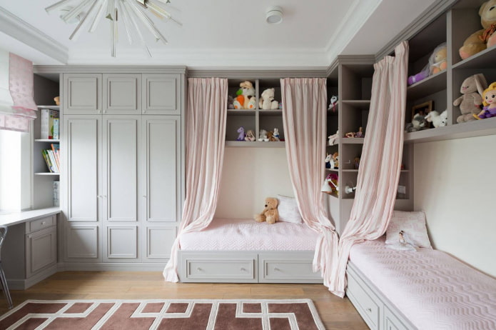 slaapkamer inrichten voor twee meisjes